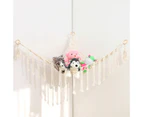 Stuffed Animal Toy Hammock Storage Mesh Bag for Triangle Hanging Net Holder for Kids Boys Girls Playroom Cute for Doll O - Style 5