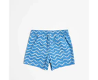 Target Baby Print Swim Boardshorts - Waves