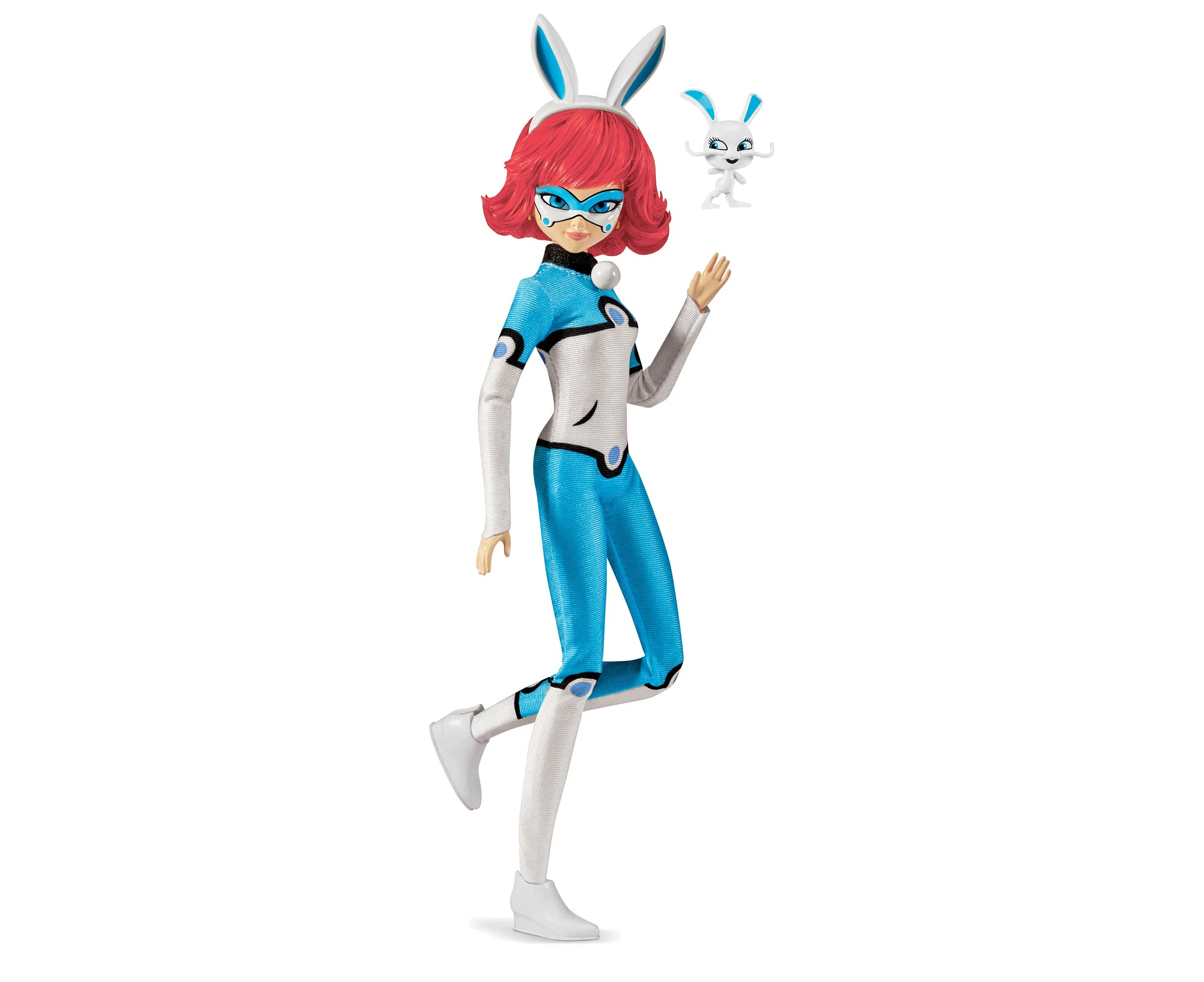 Miraculous Ladybug And Cat Noir Toys Bunnyx Fashion Doll | Articulated 26cm Bunnyx Doll With Accessories Kwami | Alix Superhero Bunnyx Figurine | Bandai Do