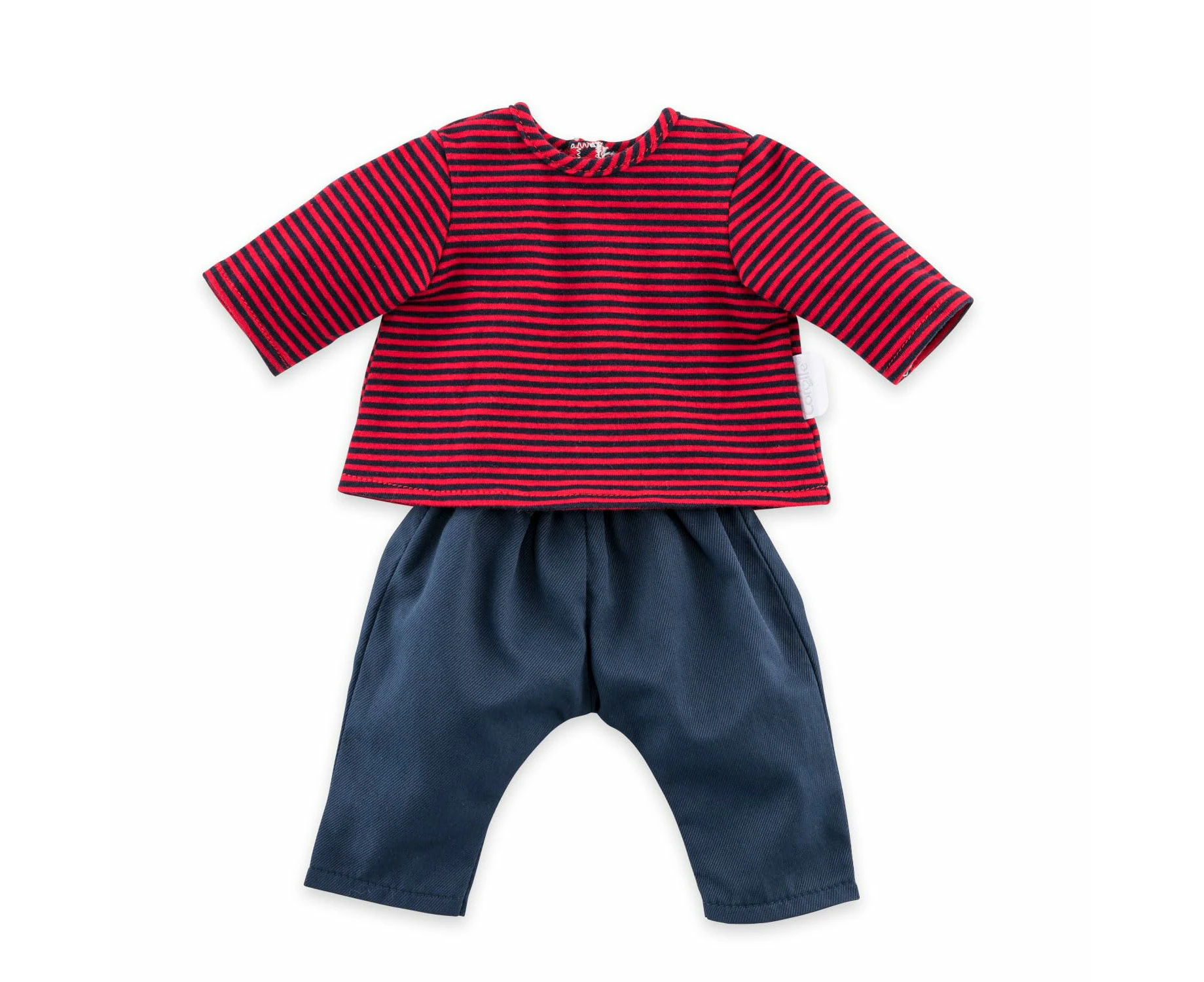 Corolle 110390 Marinière & pantalon pour poupon 30cm Doll Clothes, Solid, Blue - Toy for Kids - Perfect Gift for children