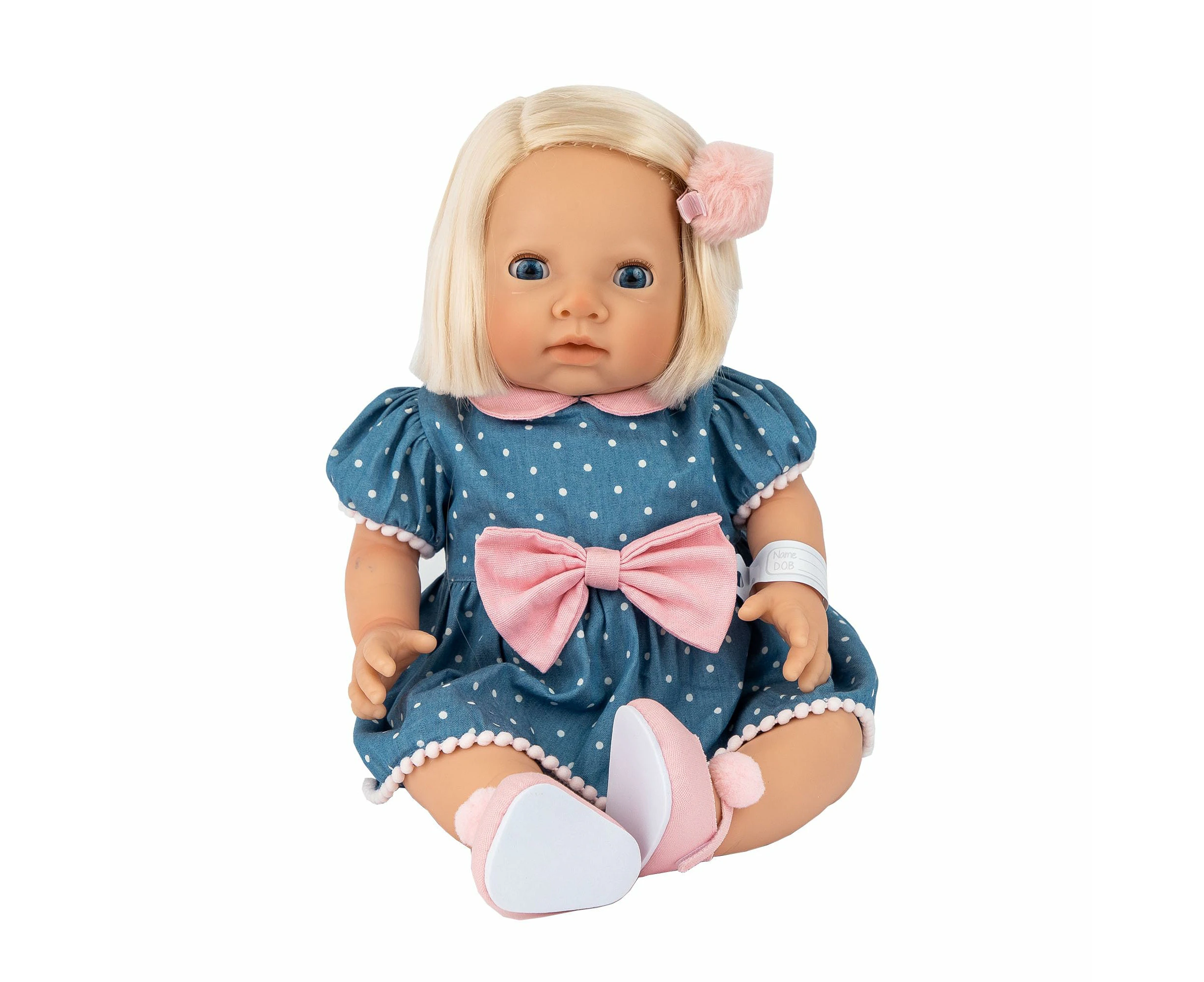 Tiny Treasures Giggle Doll (30266) | Realistic Baby Doll with Adorable Sounds | Perfect Gift for Girls | Christmas Present