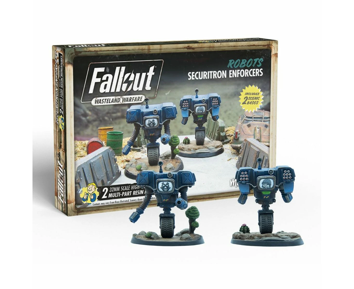 Fallout Wasteland Warfare Robots Securitron Enforcers