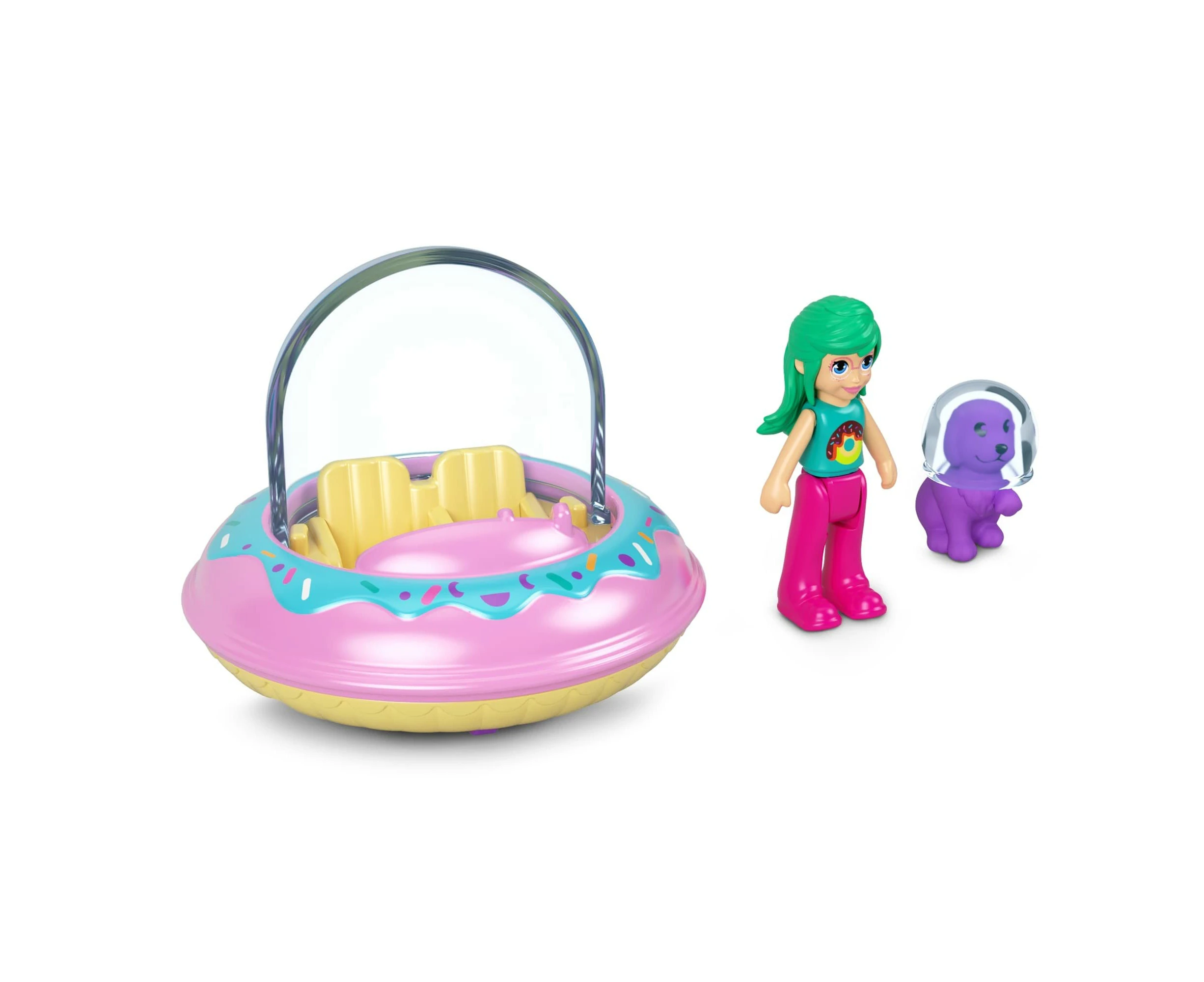 Polly Pocket's Amazing Vehicles Playsets HKV55-HKV57 - Fashion Dolls - Doll Clothes - Doll collection - Perfect Gift for Girls