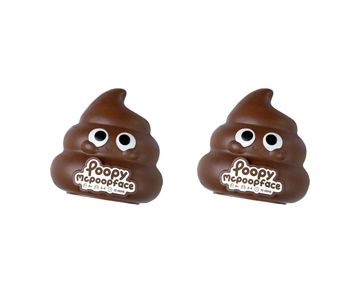 2PK Bubblegum Stuff Poopy McPoopface Tabletop Kids/Family Party Card Game 6y+