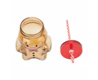 Gingerbread Drink Jar and Straw - Anko