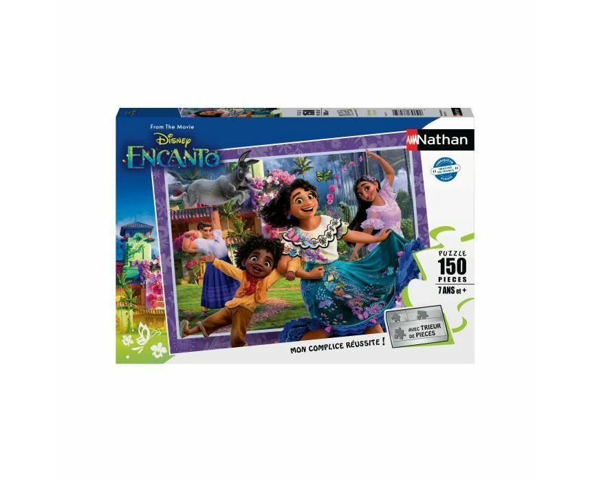 Nathan 150-Piece Jigsaw Puzzle - Welcome Disney Encanto - Fun and Educational Mind Game for Kids - Boost thinking skills - Ideal Christmas Present