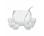 8 Piece Glass Punch Bowl Set - Anko