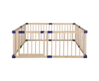 Bopeep Kids Playpen Wooden Baby Safety Gate Fence Child Play Game Toy Security L