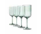 4 Ruffle Wine Glasses - Anko