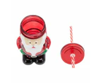 Santa Drink Jar and Straw - Anko