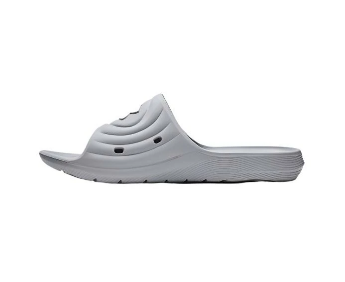 Under Armour Men's UA Locker IV Slides - Mod Gray / White