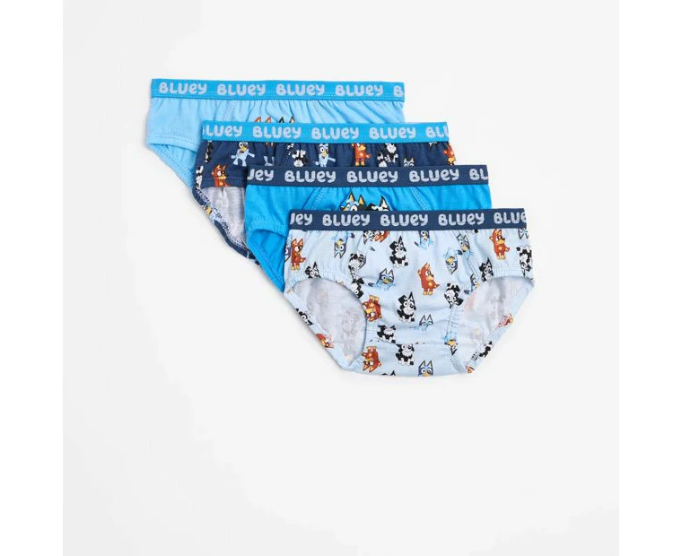 Bluey & Friends Boys Briefs - 4 Pack