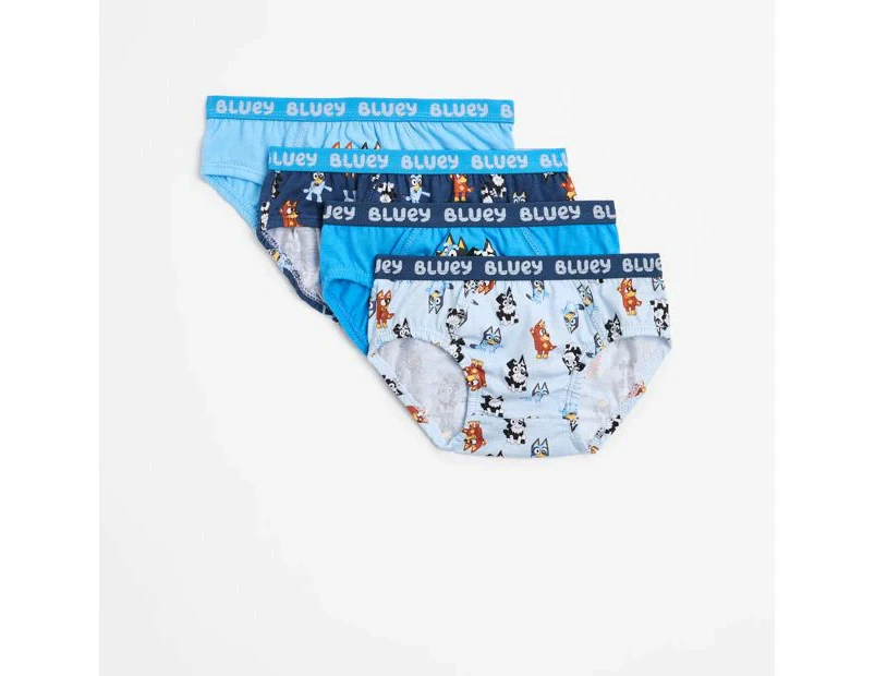 Bluey & Friends Boys Briefs - 4 Pack