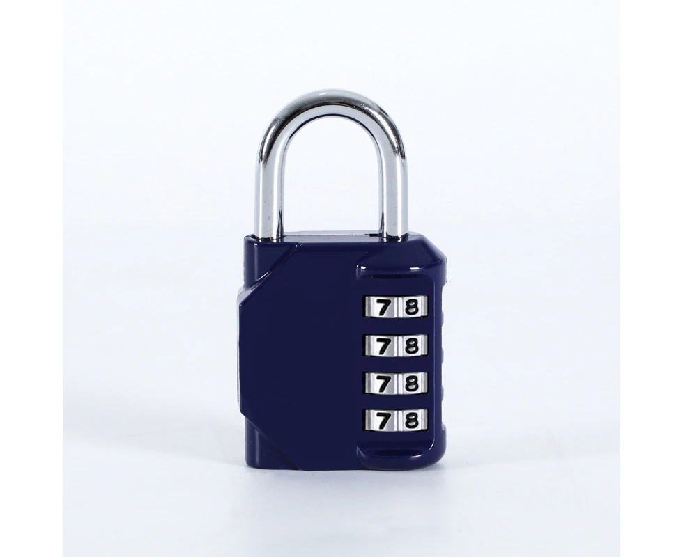 2 Pack Combination Padlock, 4 Digit Combination Lock, Weatherproof Coded Padlock for Outdoor