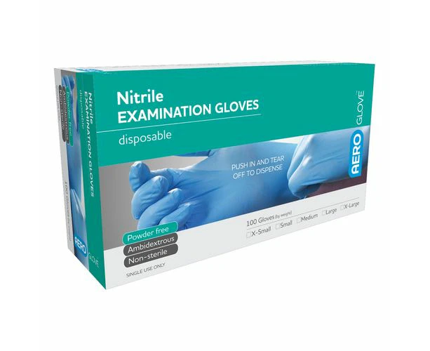 Aeroglove Nitrile Gloves Small 100PK