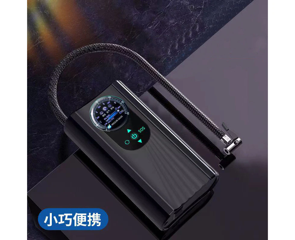 Car air pump portable tire air pump car wireless electric car air pump car air pump generation Super Power Air Pump (Car Type) black