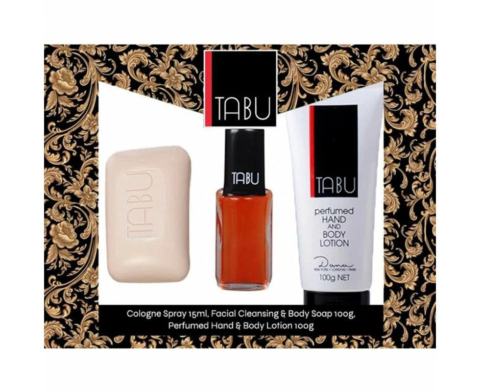 Tabu 15Ml Spray 3Pc Set