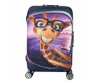 Honana Cartoon Cute Animal Elastic Luggage Cover Trolley Case Cover Warm Travel Suitcase Protector - S 5