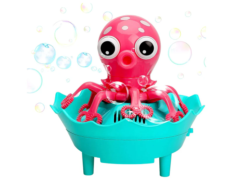 Bubble Machine Clearance Bubble Blower for Kids, Octopus Auto Bubbles Maker Machine with Bubble Solution Indoor Outdoor Toys for Toddlers Birthday Par