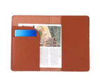 Passport Holder Passport Cover Leather Id Case Travel Passport Book Protector