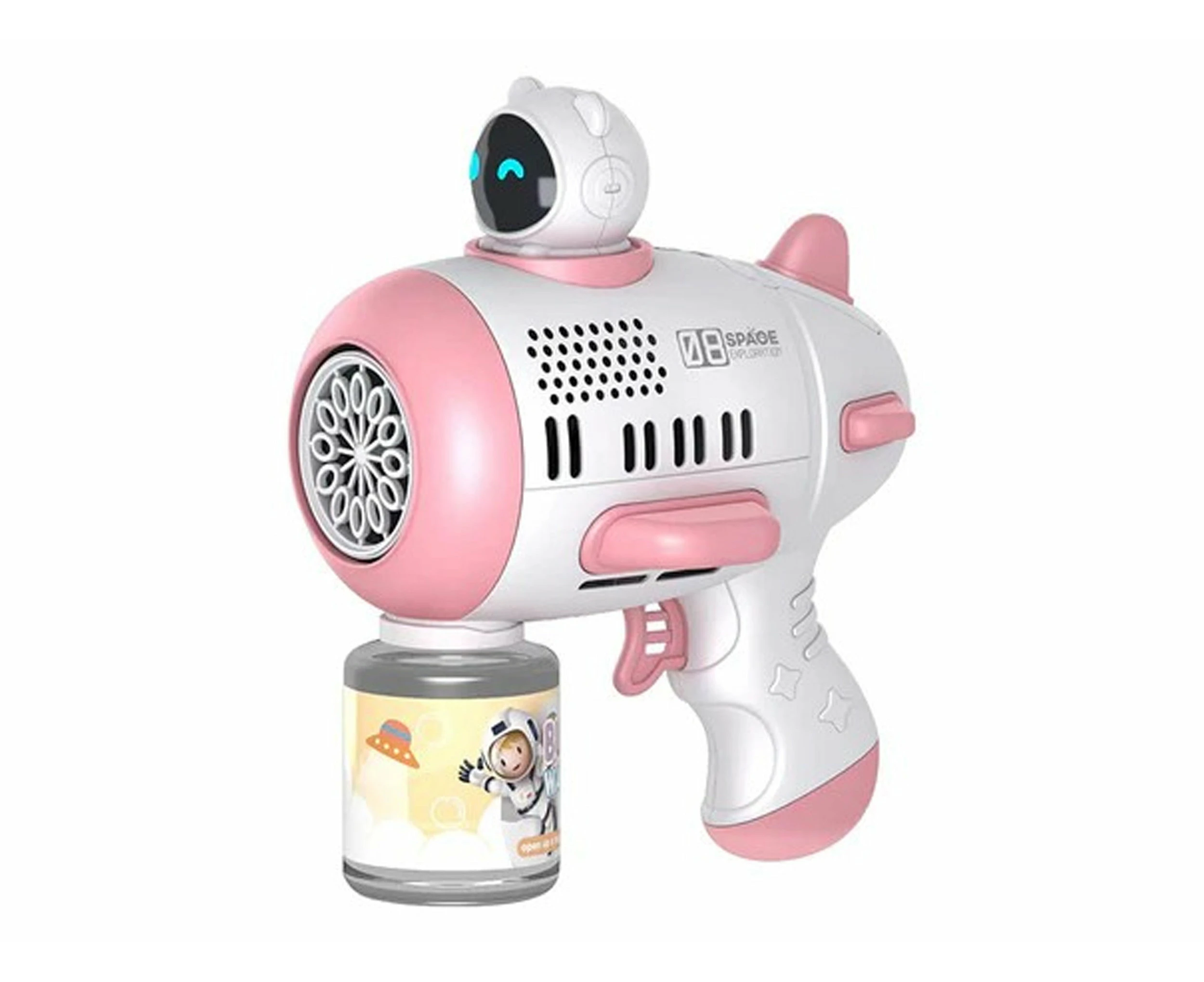 Electric Automatic Light Bubble Machine Bubbles Gun Summer Beach Bath