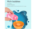 Golden Gatling Bubble Machine,8-Hole Huge Amount Bubble Maker,Electric Bubble Gun Summer Outdoor Party Toys