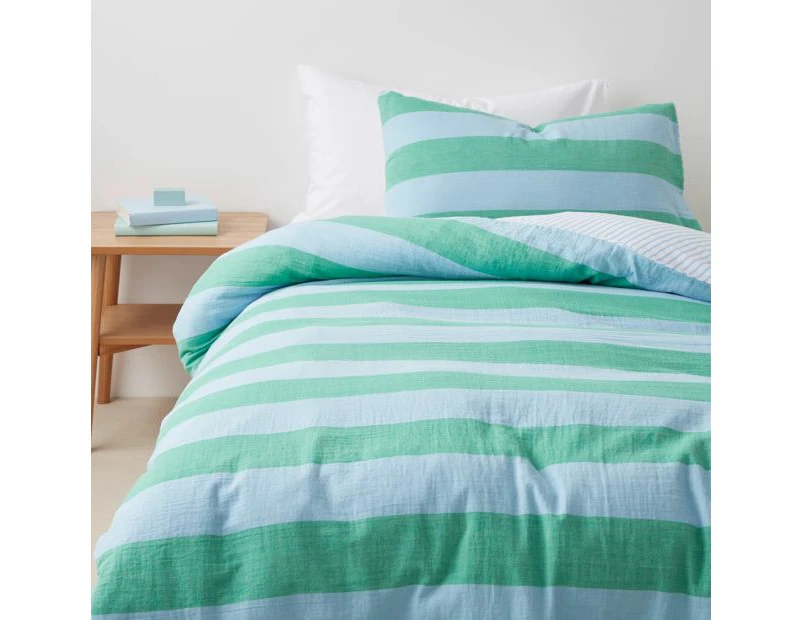 Target Joshua Muslin Stripe Quilt Cover Set