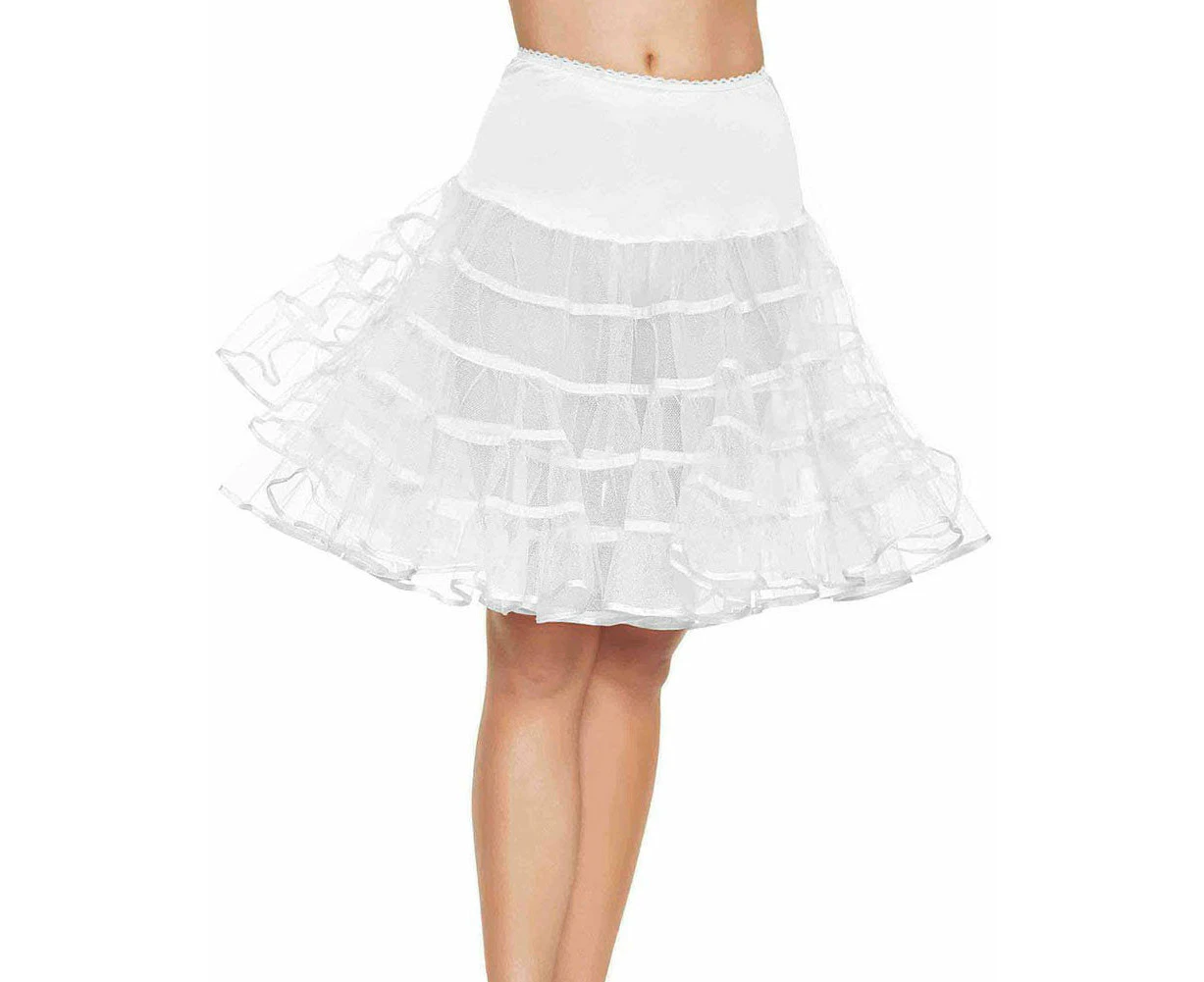 White Mid Length Petticoat