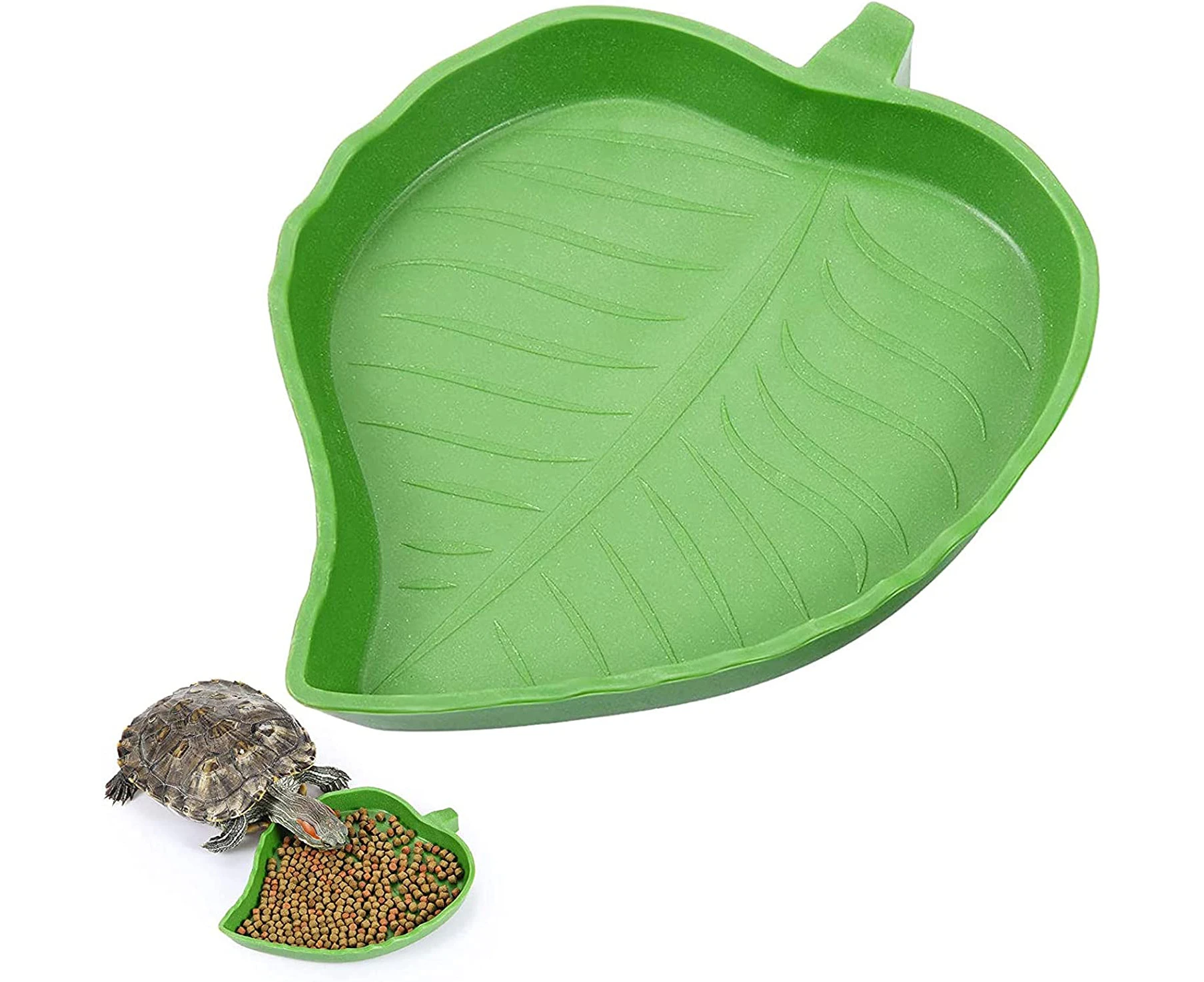 Reptile Leaf Bowl Water Bowl Turtle Food Dish Reptile Leaf Dish