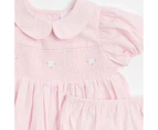 Target Baby Ruched Bodice Dress with Bloomer 2 Piece Set