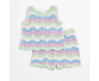 Target Baby Organic Cotton Knit Top & Shorts 2 Piece Set