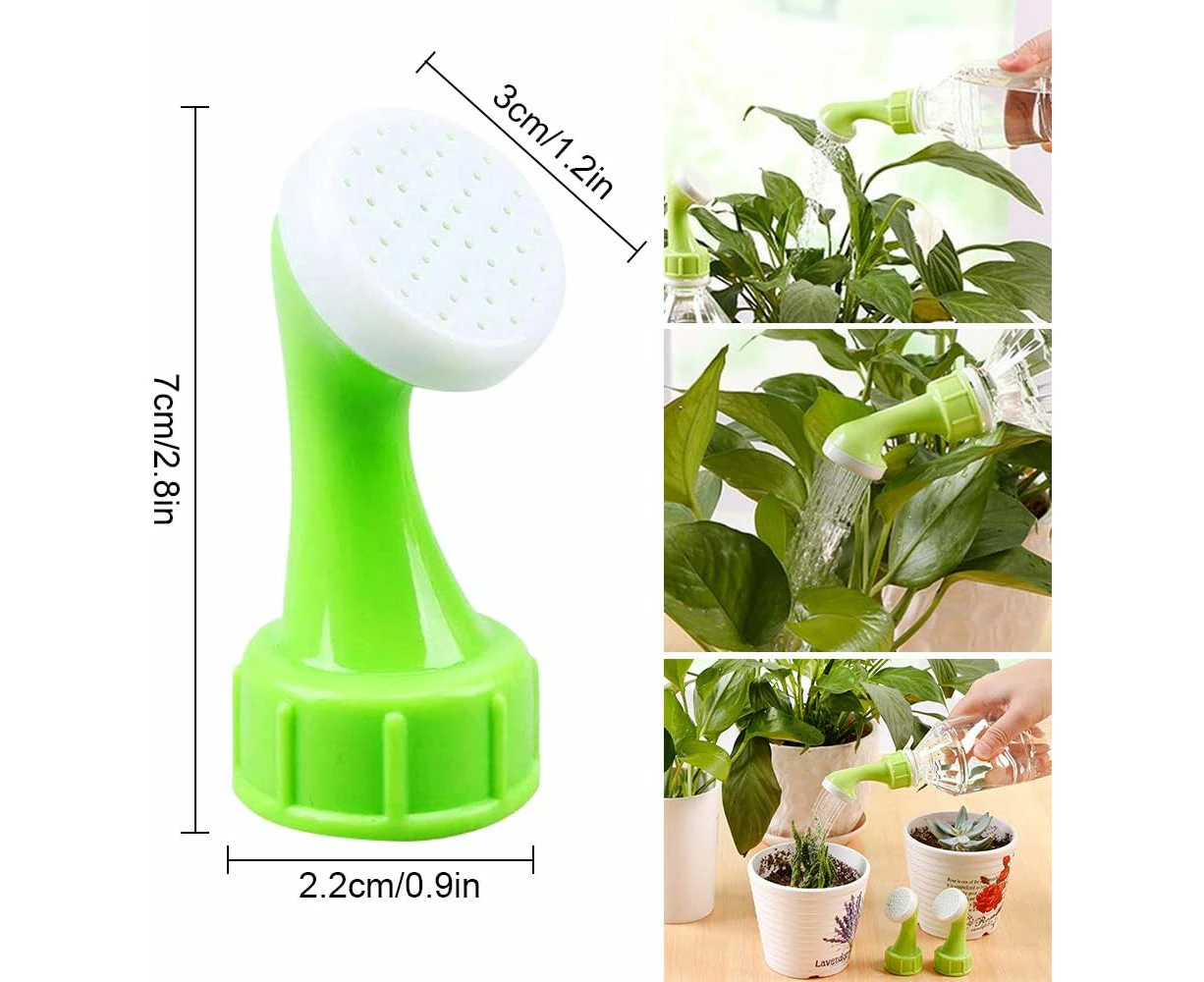 2pcs Watering Can Cap, Mini Watering Can Spout Bonsai Watering Can, Plastic Watering Can Watering Sprinkler for Indoor Seedling Flower Waterers Can-