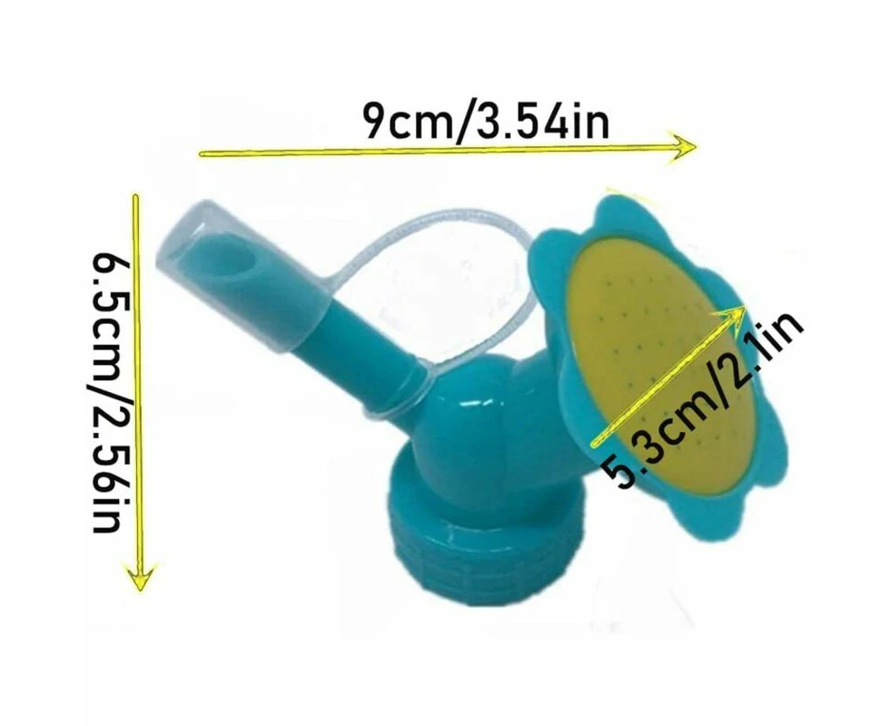 Sprinkler Cap Gardening Tool Plastic Sprinkler Bottle Head Plastic Dual Used for Flower Bottle Watering Cans Sprinkler Shower Head Gardening Tool(2Pcs)