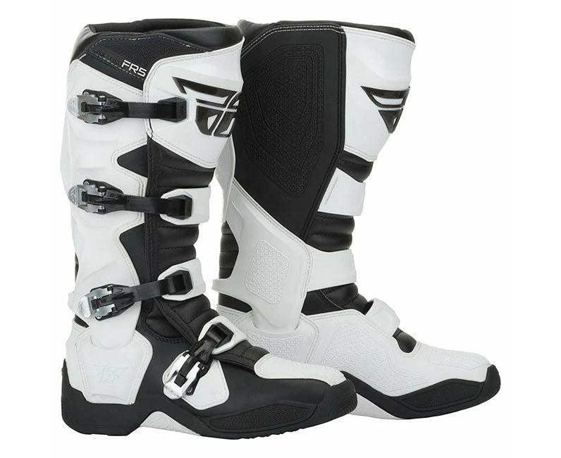 Fly Racing FR5 Motorcycle Boots - White/8