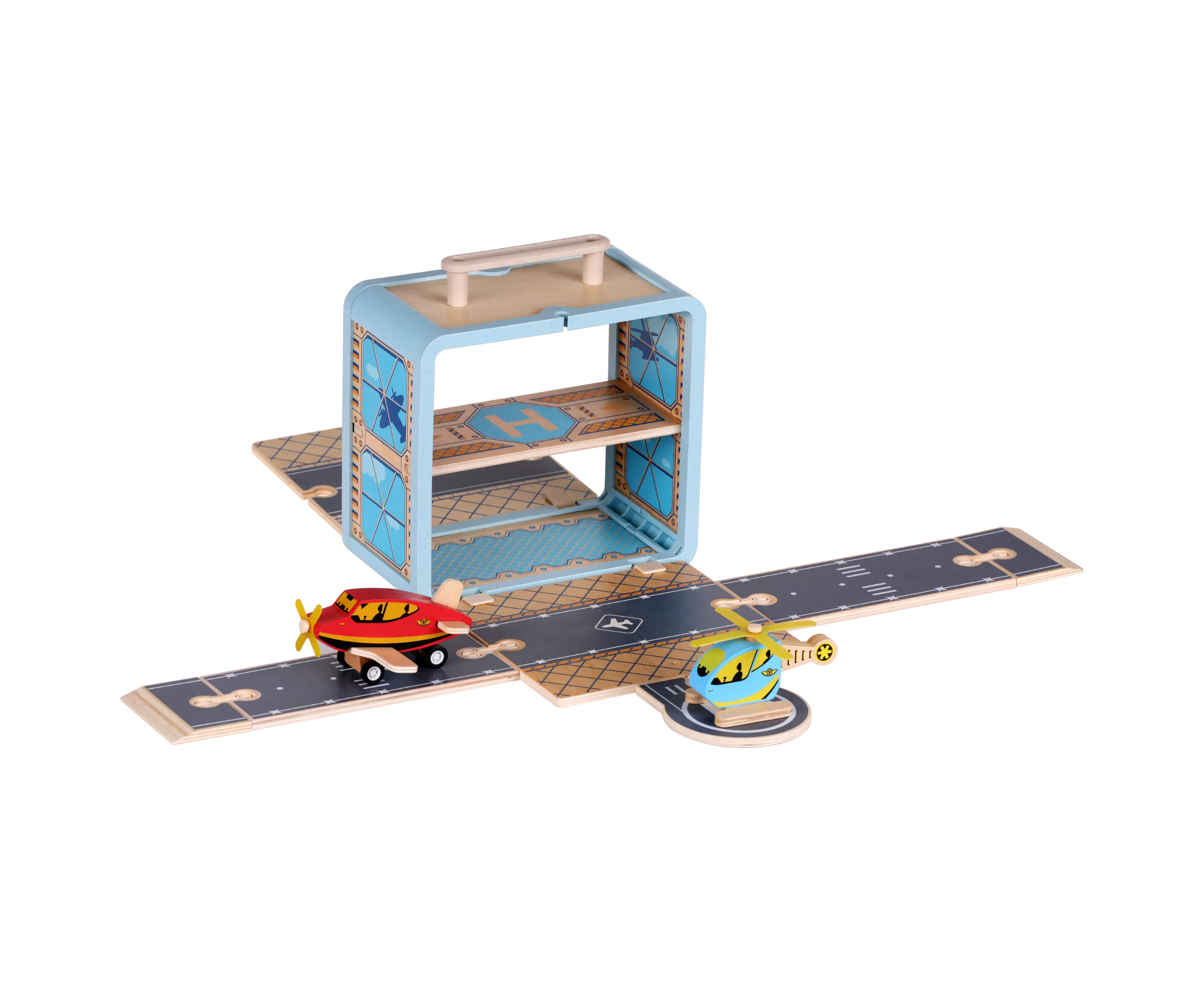 Wooden Airport Set