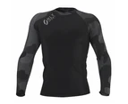 Only Sport Long Sleeve Rashguard Top - Black/Camo