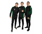 Only Sport Hooded Tracksuit Jacket - Black/Green