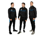 Only Sport 1/4 Zip Training Jumper - Black/Royal Blue