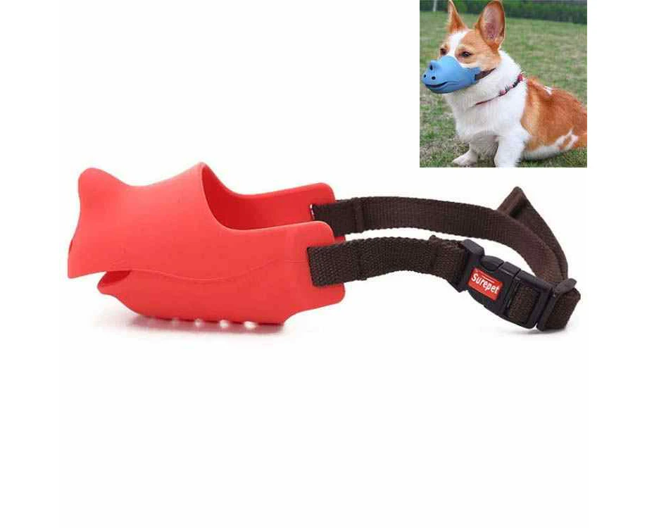 Pet Dog Muzzle Anti-bite Anti-call Silicone Muzzle