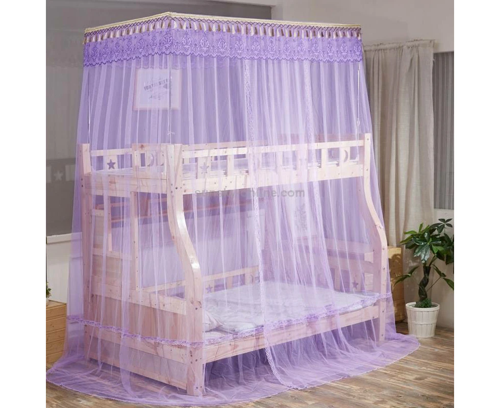 Double-layer Bunk Bed Telescopic Support Floor-to-child Bed Mosquito Net