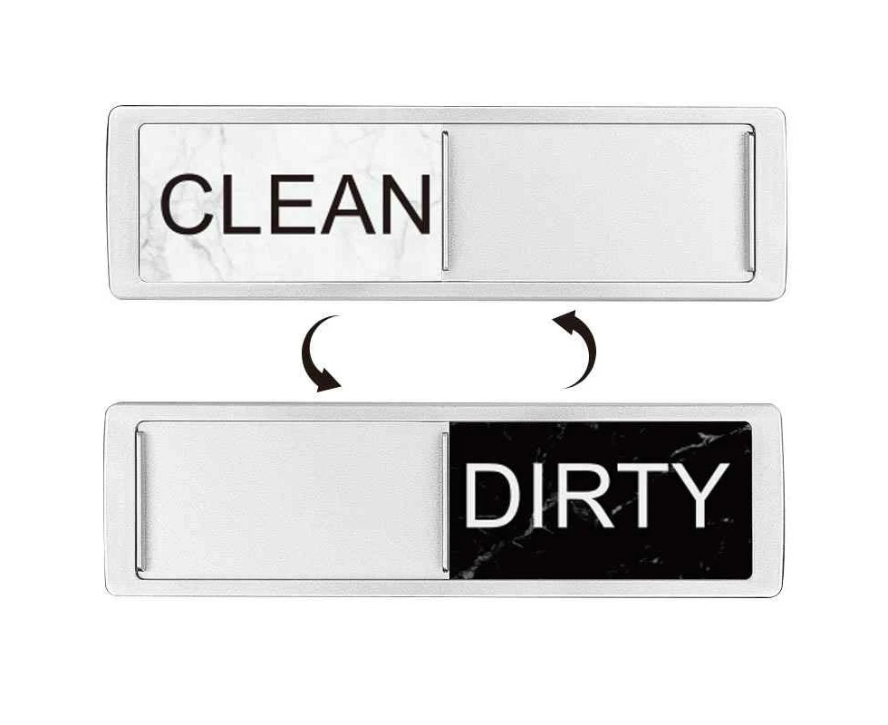 Dishwasher Magnet Clean Dirty Sign Double-Sided Refrigerator Magnet