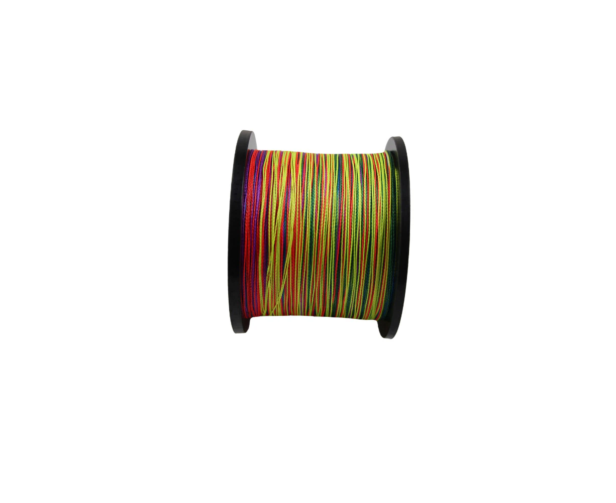 3 x Braid Fishing Line Multicoloured 500M - 10Lb 20Lb 30Lb 40Lb 50Lb 60Lb 80Lb