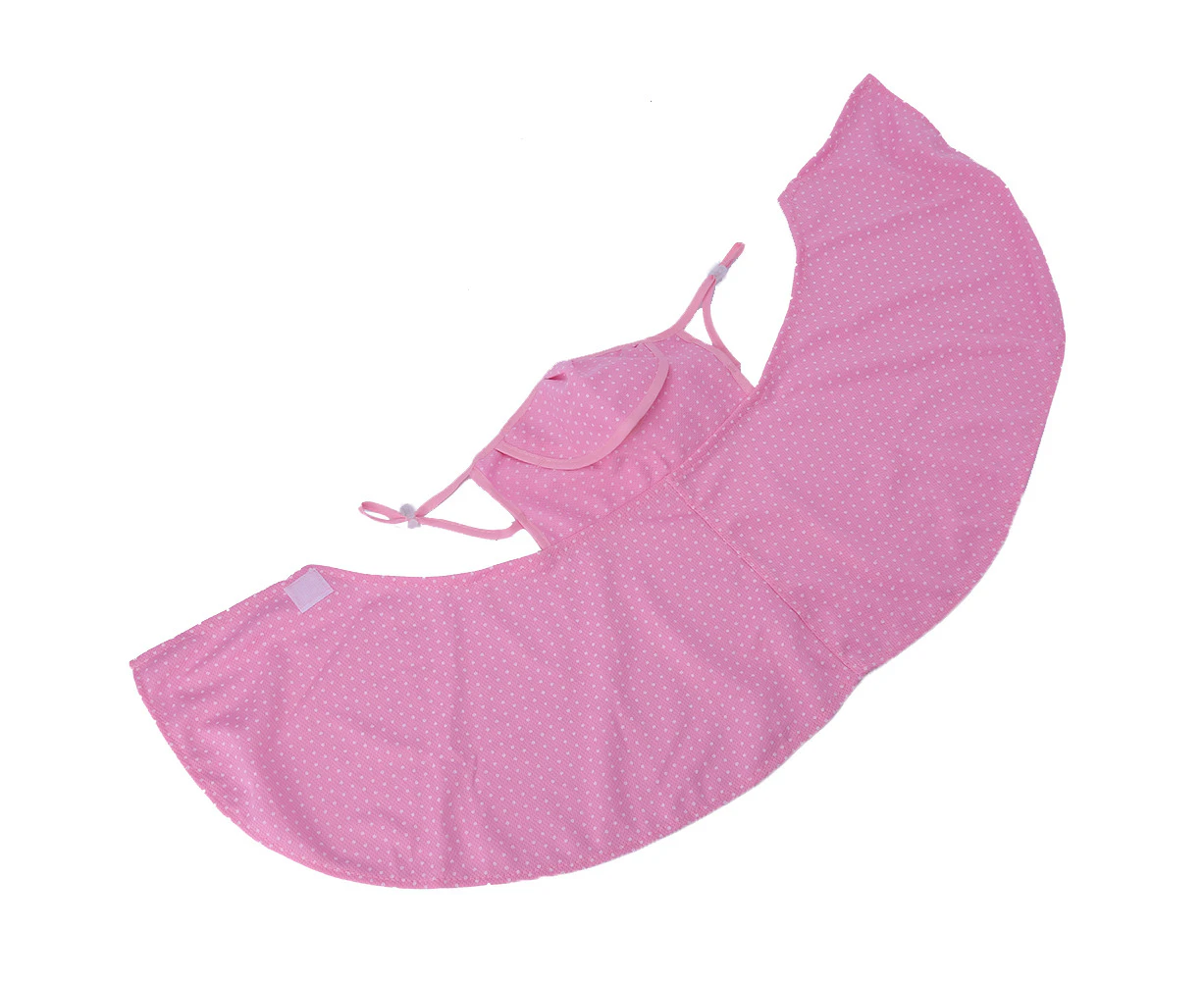 Sun Uv Dust Protection Neck Cover Cycling Sport Outdoor Breathable Summer Face Mask Dots Pink