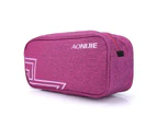 Waterproof Shoes Training Storage Bag Carrying Case For Sports Gym Travel (Purple)