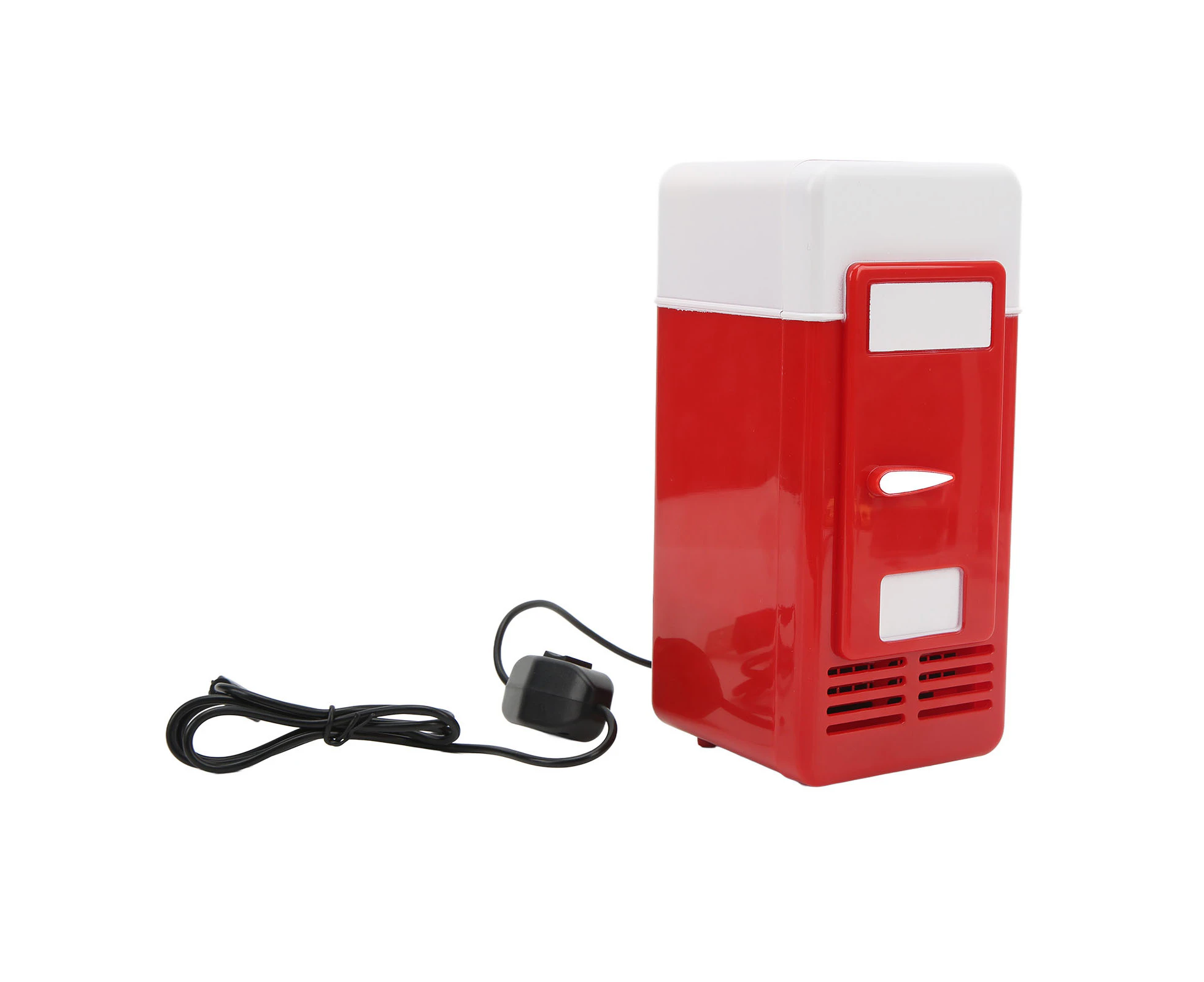 Usb Mini Fridge Refrigeration Heating Freezing Travel Car Fridge Beverage Cooler Refrigerator Red