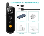 Remote Dog Trainer Rechargeable Waterproof Pet Electric Shock Collar Receiver