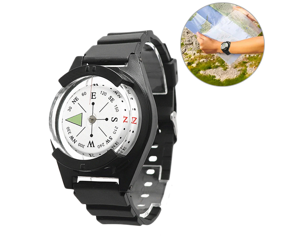 Outdoor Compass Professional Compass Waterproof Digital Watch Compass For Camping Hiking Cycling