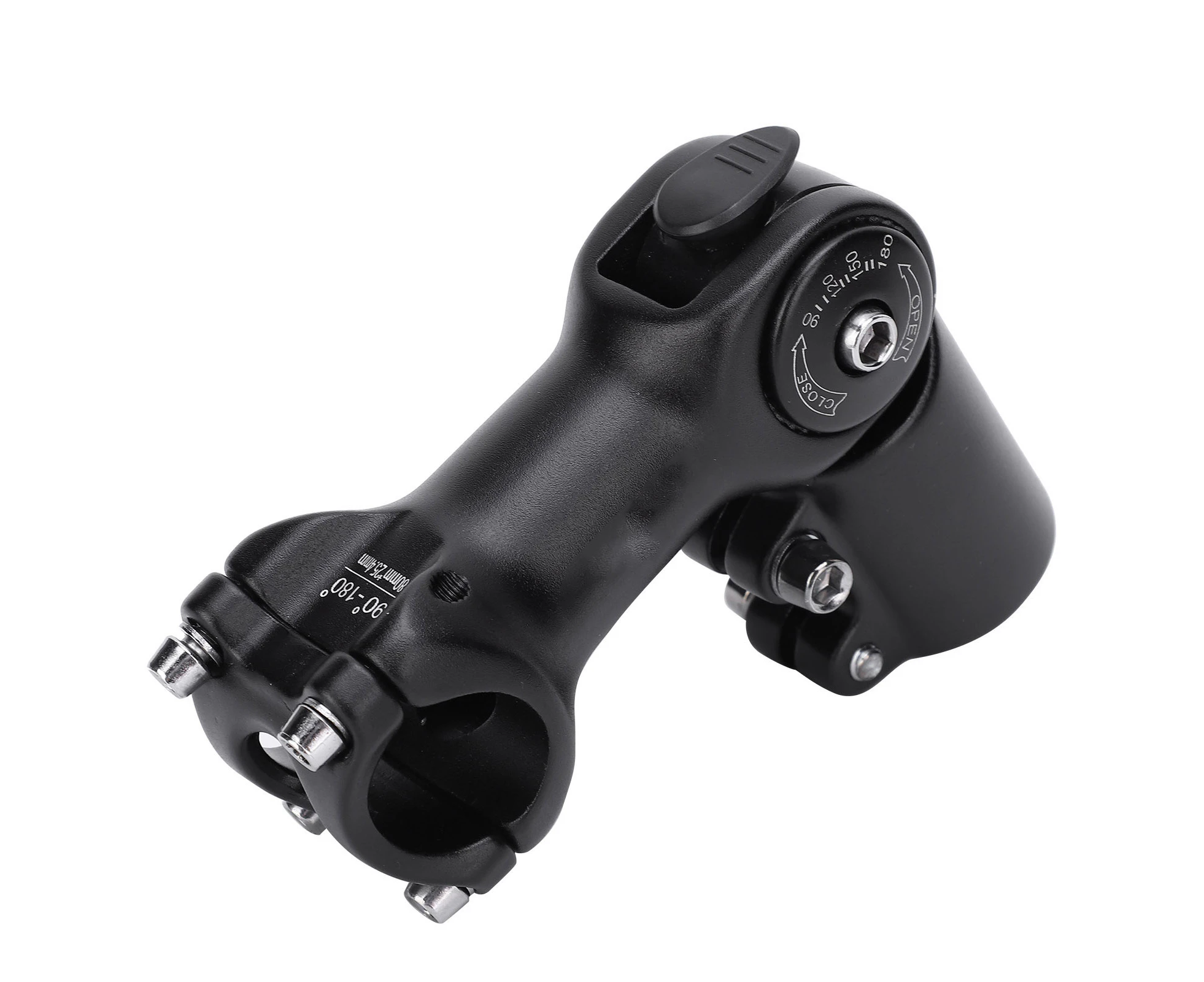 Aluminum Alloy Mountain Bike Handlebar Stem Riser Adjustable Bike Stem Extender 80 X 31.8Mm