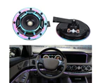 Pair Of 12V 335/400Hz Compact Round Blast Tone Super Loud Colorful Car Speaker Modification