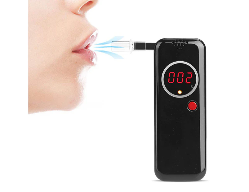 Portable Policer Alcohol Breathalyzer Digital Breath Analyzer Lcd Detector